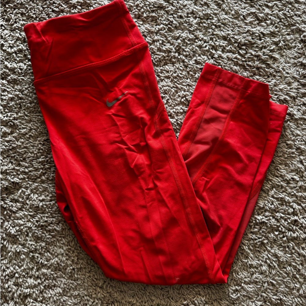 Nike Bright Red Active Leggings
